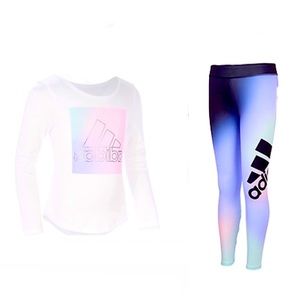 Girl’s Adidas t-shirt and leggings set